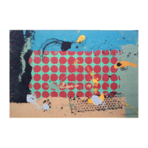 "APEX DREAMING - SUMMER" 2000 pulp painting 19.5 x 27.25 (49.5 x 69.5)